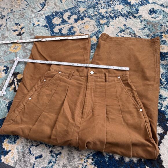 SHINYAKOZUKA Hi Baggy Medium Brown Pants - Fits w31 - Picture 6 of 6